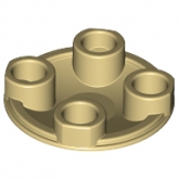 LEGO Plaat 2x2 Rond met Ronde Onderzijde BEIGE (100 stuks) LEGO Plaat 2x2 Rond met Ronde Onderzijde BEIGE (100 stuks)