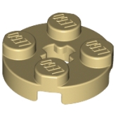 LEGO Plaat 2x2 Rond BEIGE (100 stuks) LEGO Plaat 2x2 Rond BEIGE (100 stuks)