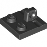 LEGO Plaat 2x2 Scharnier Vingervergrendeling Boven ZWART (100 st LEGO Plaat 2x2 Scharnier Vingervergrendeling Boven ZWART (100 st