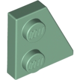 LEGO Plaat 2x2 Wedge Rechts ZANDGROEN (100 stuks) LEGO Plaat 2x2 Wedge Rechts ZANDGROEN (100 stuks)