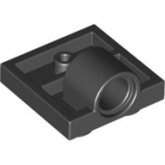 LEGO Plaat 2x2 met Pin Gat ZWART (100 stuks) LEGO Plaat 2x2 met Pin Gat ZWART (100 stuks)