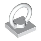 LEGO Tile 2x2 with Ring WHITE (10 pcs) LEGO Tile 2x2 with Ring WHITE (10 pcs)
