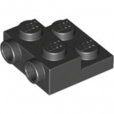 LEGO Plaat 2x2 met Zij-noppen ZWART (100 stuks) LEGO Plaat 2x2 met Zij-noppen ZWART (100 stuks)