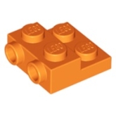 LEGO Plaat 2x2 met Zij-noppen ORANJE (100 stuks) LEGO Plaat 2x2 met Zij-noppen ORANJE (100 stuks)