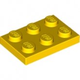 LEGO Plaat 2x3 GEEL (100 stuks) LEGO Plaat 2x3 GEEL (100 stuks)