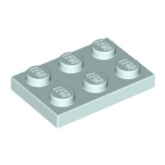 LEGO Plaat 2x3 LICHTAQUA (100 stuks) LEGO Plaat 2x3 LICHTAQUA (100 stuks)