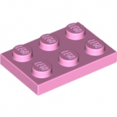 LEGO Plaat 2x3 LICHTROZE (100 stuks) LEGO Plaat 2x3 LICHTROZE (100 stuks)