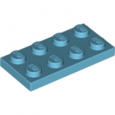 LEGO Plaat 2x4 AZUURBLAUW (100 stuks) LEGO Plaat 2x4 AZUURBLAUW (100 stuks)