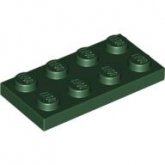 LEGO Plaat 2x4 DONKERGROEN (100 stuks) LEGO Plaat 2x4 DONKERGROEN (100 stuks)