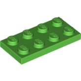 LEGO Plaat 2x4 HELDERGROEN (100 stuks) LEGO Plaat 2x4 HELDERGROEN (100 stuks)