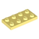 LEGO Plaat 2x4 LICHTGEEL (100 stuks) LEGO Plaat 2x4 LICHTGEEL (100 stuks)