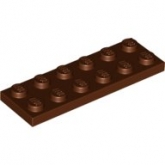 LEGO Plaat 2x6 BRUIN (100 stuks) LEGO Plaat 2x6 BRUIN (100 stuks)