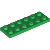 LEGO Plaat 2x6 GROEN (100 stuks) LEGO Plaat 2x6 GROEN (100 stuks)