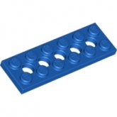 LEGO Plaat 2x6 met Gaten BLAUW (100 stuks)