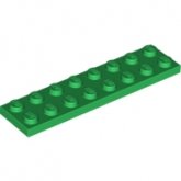 LEGO Plaat 2x8 GROEN (100 stuks) LEGO Plaat 2x8 GROEN (100 stuks)