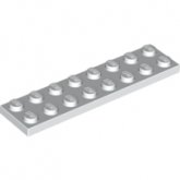 LEGO Plaat 2x8 WIT (100 stuks) LEGO Plaat 2x8 WIT (100 stuks)