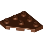 LEGO Plate 3x3 with Corner BROWN (100 pcs)