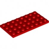 LEGO Plaat 4x8 ROOD (10 stuks) LEGO Plaat 4x8 ROOD (10 stuks)