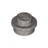 LEGO Plaat Rond 1x1 ZILVERKLEURIG (100 stuks)
