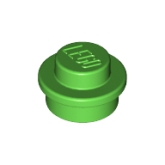 LEGO Plaat Rond 1x1 HELDERGROEN (100 stuks) LEGO Plaat Rond 1x1 HELDERGROEN (100 stuks)