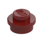 LEGO Plaat Rond 1x1 DONKERROOD (100 stuks) LEGO Plaat Rond 1x1 DONKERROOD (100 stuks)
