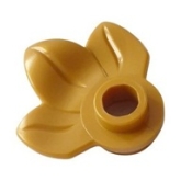 LEGO Plant Round 1x1 3 Leaves PEARL GOLD (100 pcs) LEGO Plant Round 1x1 3 Leaves PEARL GOLD (100 pcs)