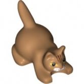 LEGO Poes met witte Neus BRUIN