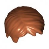 LEGO Pruik Jongen DONKER ORANJE (10 stuks)