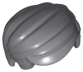 LEGO Pruik Zijwaarts Gekamd DONKERGRIJS (10 stuks) LEGO Pruik Zijwaarts Gekamd DONKERGRIJS (10 stuks)