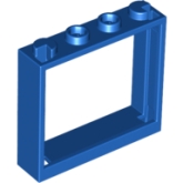 LEGO Raamvenster 1x4x3 BLAUW (100 stuks) LEGO Raamvenster 1x4x3 BLAUW (100 stuks)