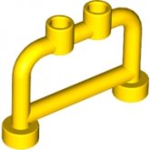 LEGO Rek 1x4x2 met Noppen GEEL (10 stuks)