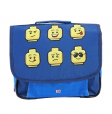 LEGO Rugzak Boekentas 10L Minifiguur Gezichten BLAUW