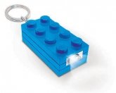 LEGO LED Sleutelhanger Steen 2x4 BLAUW