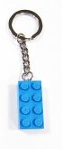 LEGO Sleutelhanger Steen 2x4 LICHTBLAUW LEGO Sleutelhanger Steen 2x4 LICHTBLAUW