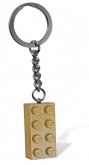 LEGO Sleutelhanger Steen 2x4 DONKERBEIGE LEGO Sleutelhanger Steen 2x4 DONKERBEIGE