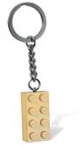 LEGO Sleutelhanger Steen 2x4 BEIGE LEGO Sleutelhanger Steen 2x4 BEIGE