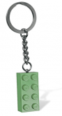 LEGO Sleutelhanger Steen 2x4 ZANDGROEN LEGO Sleutelhanger Steen 2x4 ZANDGROEN