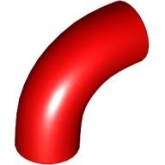 LEGO Steen 1x1 Elleboog Type 2 ROOD (100 stuks) LEGO Steen 1x1 Elleboog Type 2 ROOD (100 stuks)
