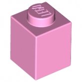 LEGO Steen 1x1 LICHTROZE (100 stuks) LEGO Steen 1x1 LICHTROZE (100 stuks)