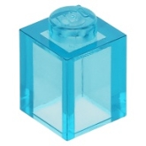 LEGO Steen 1x1 TRANSPARANT LICHTBLAUW (100 stuks) LEGO Steen 1x1 TRANSPARANT LICHTBLAUW (100 stuks)