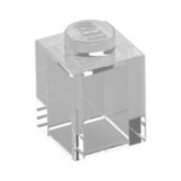 LEGO Steen 1x1 TRANSPARANT (100 stuks) LEGO Steen 1x1 TRANSPARANT (100 stuks)