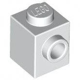 LEGO Steen 1x1 met 1 Zij-nop WIT (100 stuks) LEGO Steen 1x1 met 1 Zij-nop WIT (100 stuks)