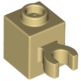 LEGO Steen 1x1 met Clip BEIGE (100 stuks) LEGO Steen 1x1 met Clip BEIGE (100 stuks)