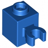 LEGO Steen 1x1 met Clip BLAUW (100 stuks) LEGO Steen 1x1 met Clip BLAUW (100 stuks)
