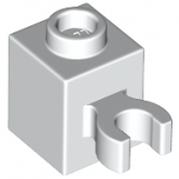 LEGO Steen 1x1 met Clip WIT (100 stuks) LEGO Steen 1x1 met Clip WIT (100 stuks)