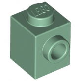 LEGO Steen 1x1 met 1 Zij-nop ZANDGROEN (100 stuks) LEGO Steen 1x1 met 1 Zij-nop ZANDGROEN (100 stuks)
