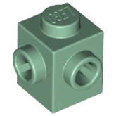 LEGO Steen 1x1 met Zij-noppen ZANDGROEN (100 stuks) LEGO Steen 1x1 met Zij-noppen ZANDGROEN (100 stuks)