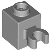 LEGO Steen 1x1 met Clip LICHTGRIJS (100 stuks) LEGO Steen 1x1 met Clip LICHTGRIJS (100 stuks)
