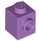 LEGO Steen 1x1 met 1 Zij-nop LAVENDEL (100 stuks)