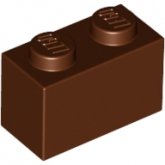 LEGO Steen 1x2 BRUIN (100 stuks) LEGO Steen 1x2 BRUIN (100 stuks)